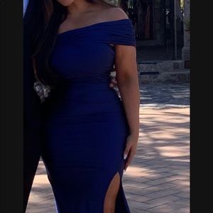 Ignore The Romance Maxi Dress - Navy - Medium